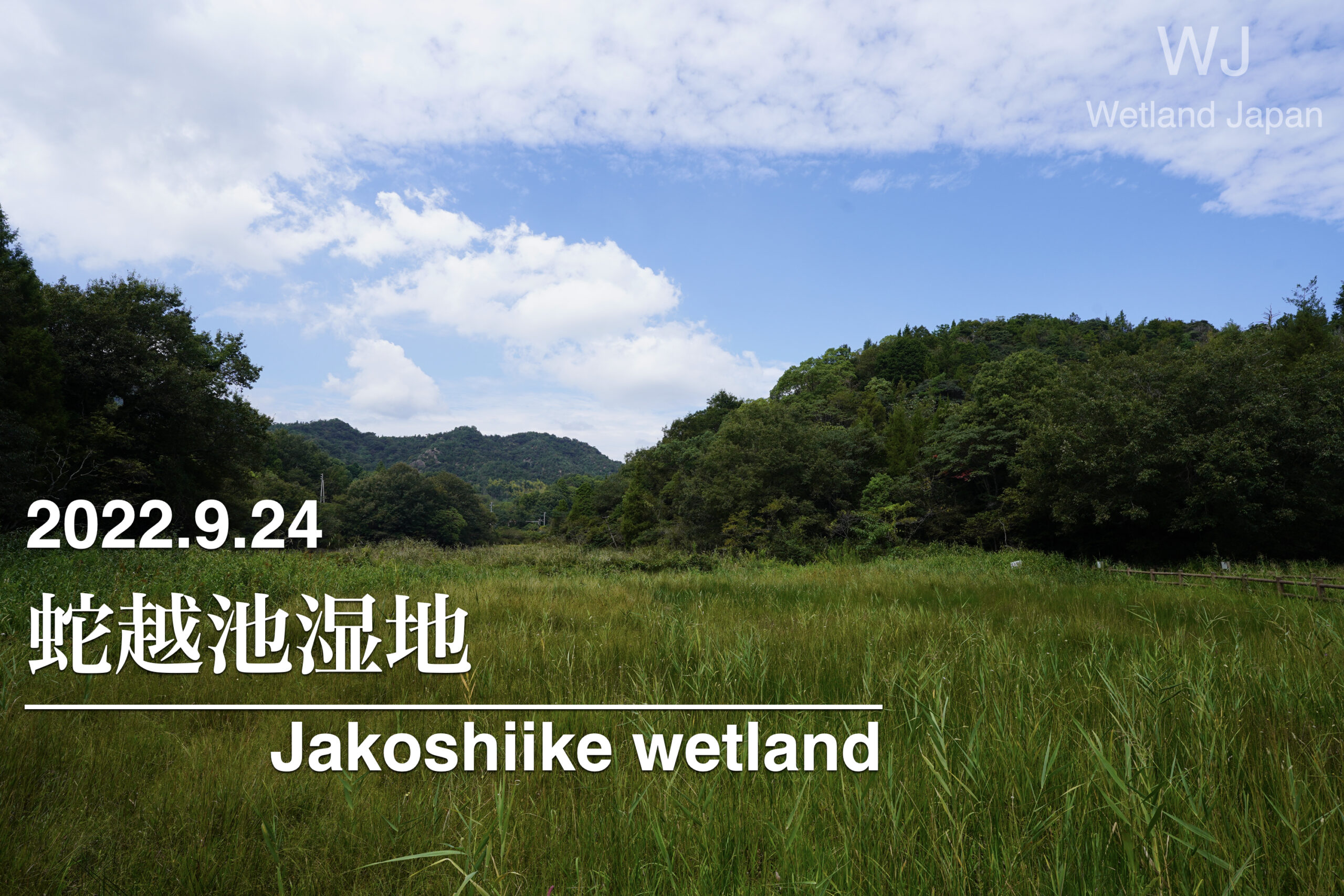 2022.9.24 蛇越池湿地 / 医王池湿地-貴重な四国の湿地帯-